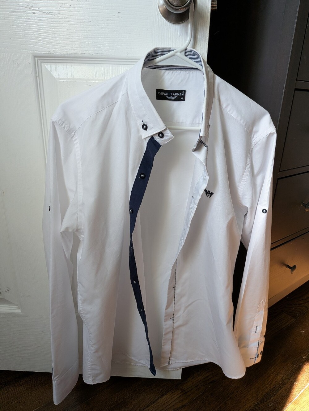 Emprio Armani White Button Down (Slim Fit M)